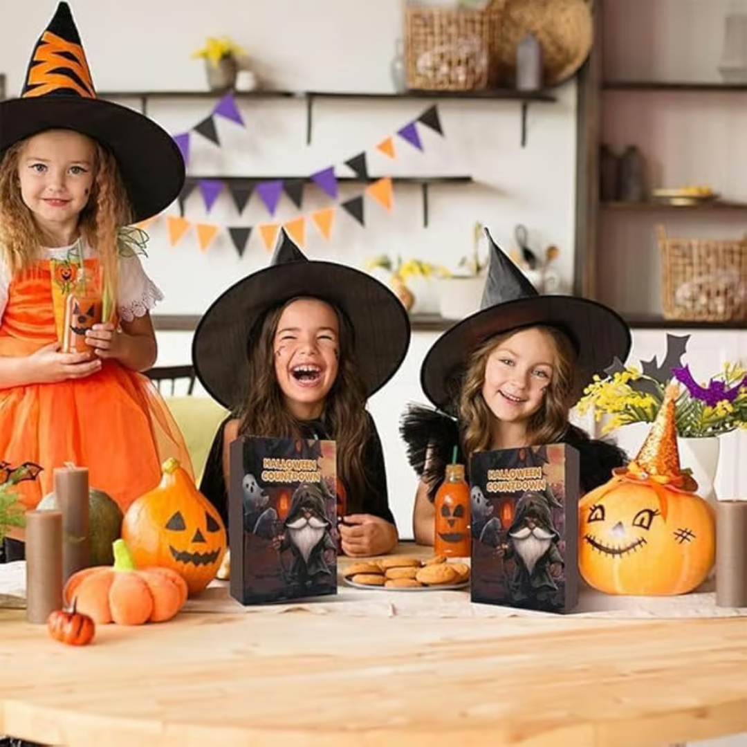 Halloween Kalender 2025 – Schaurige Wichtel (handgemacht)